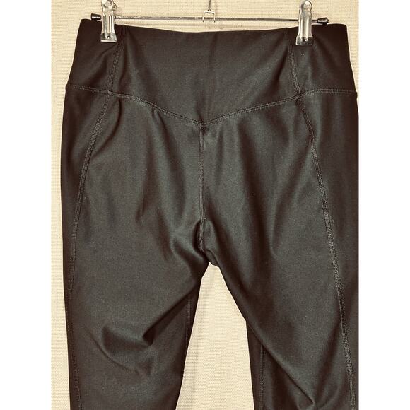 Nike Running Leggings Dri Fit Womens Medium Cropped Capri 19” Inseam Black - Picture 4 of 10